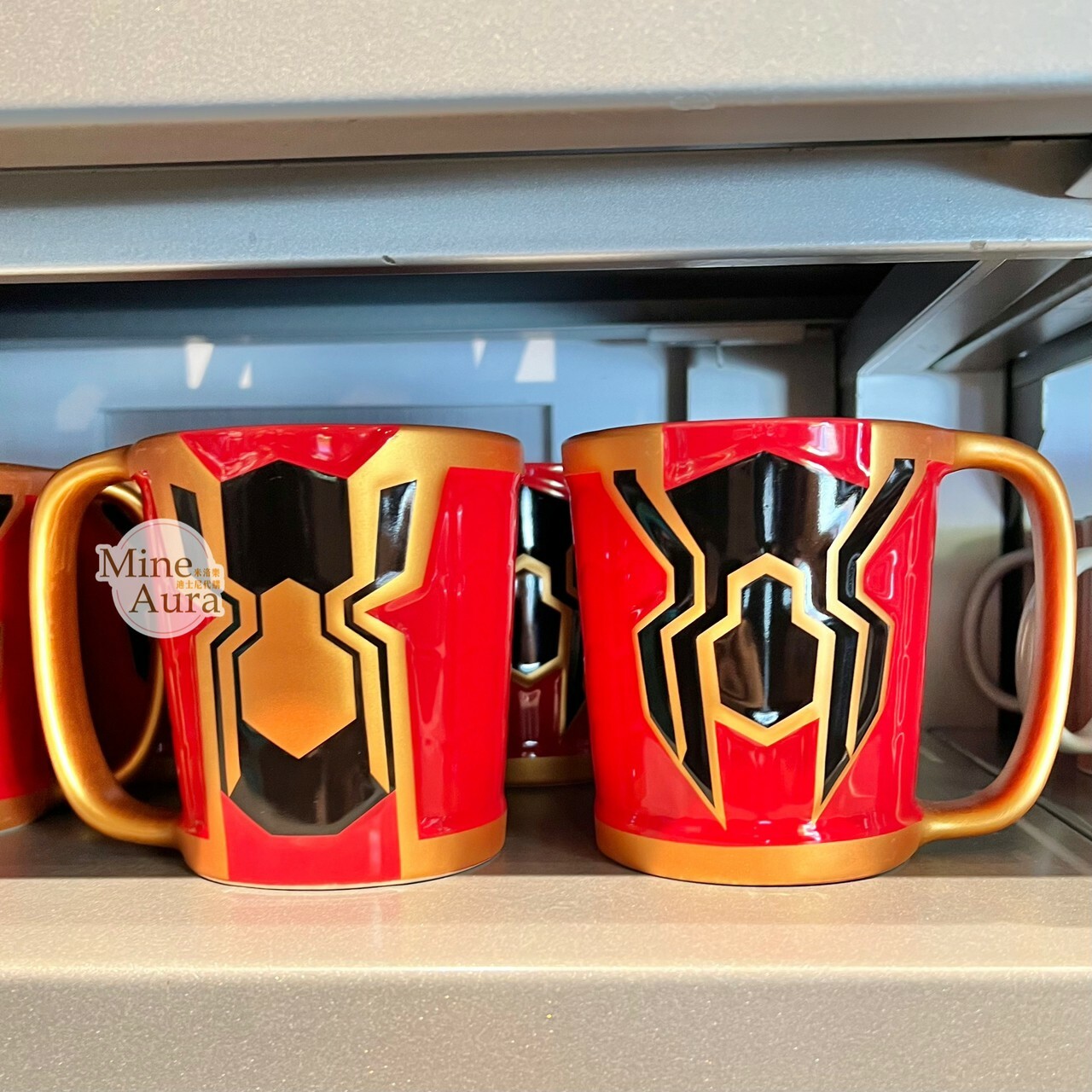 蜘蛛人 Spider-Man 經典標誌 圖案 紅底 馬克杯 水杯 漫威 Marvel -香港迪士尼樂園