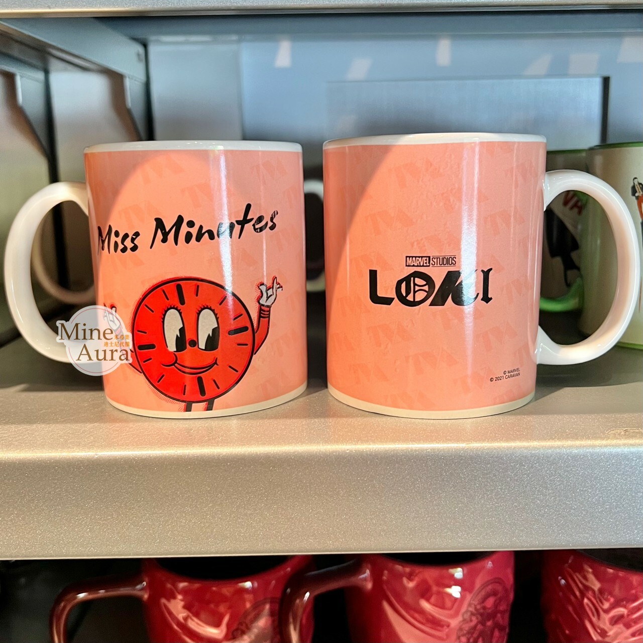 洛基 Loki 時鐘小姐 Miss Minutes 圖案 馬克杯 水杯 漫威 Marvel -香港迪士尼樂園