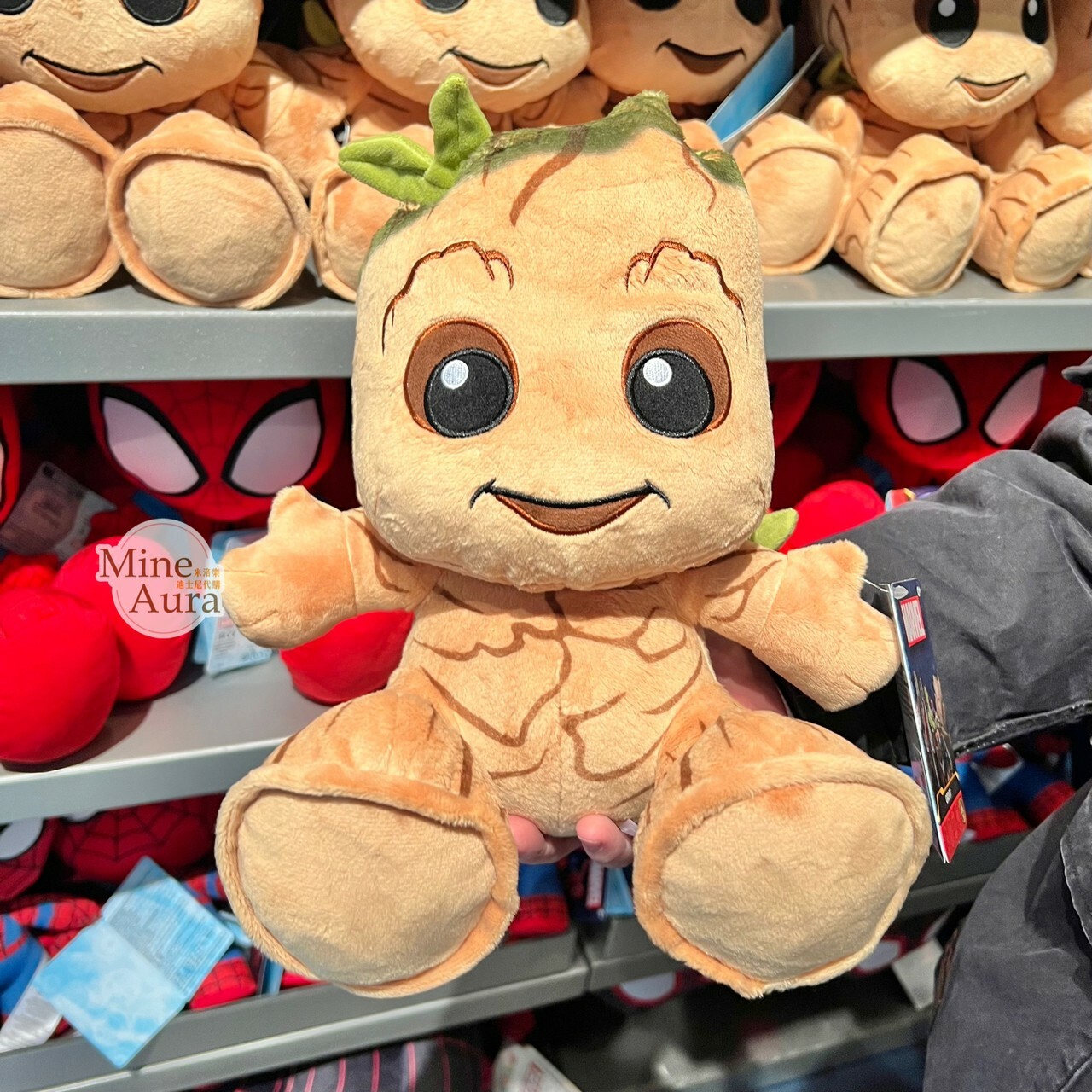 Q版 呆萌 格魯特 Groot 娃娃 玩偶 星際異攻隊 漫威 Marvel -香港迪士尼樂園