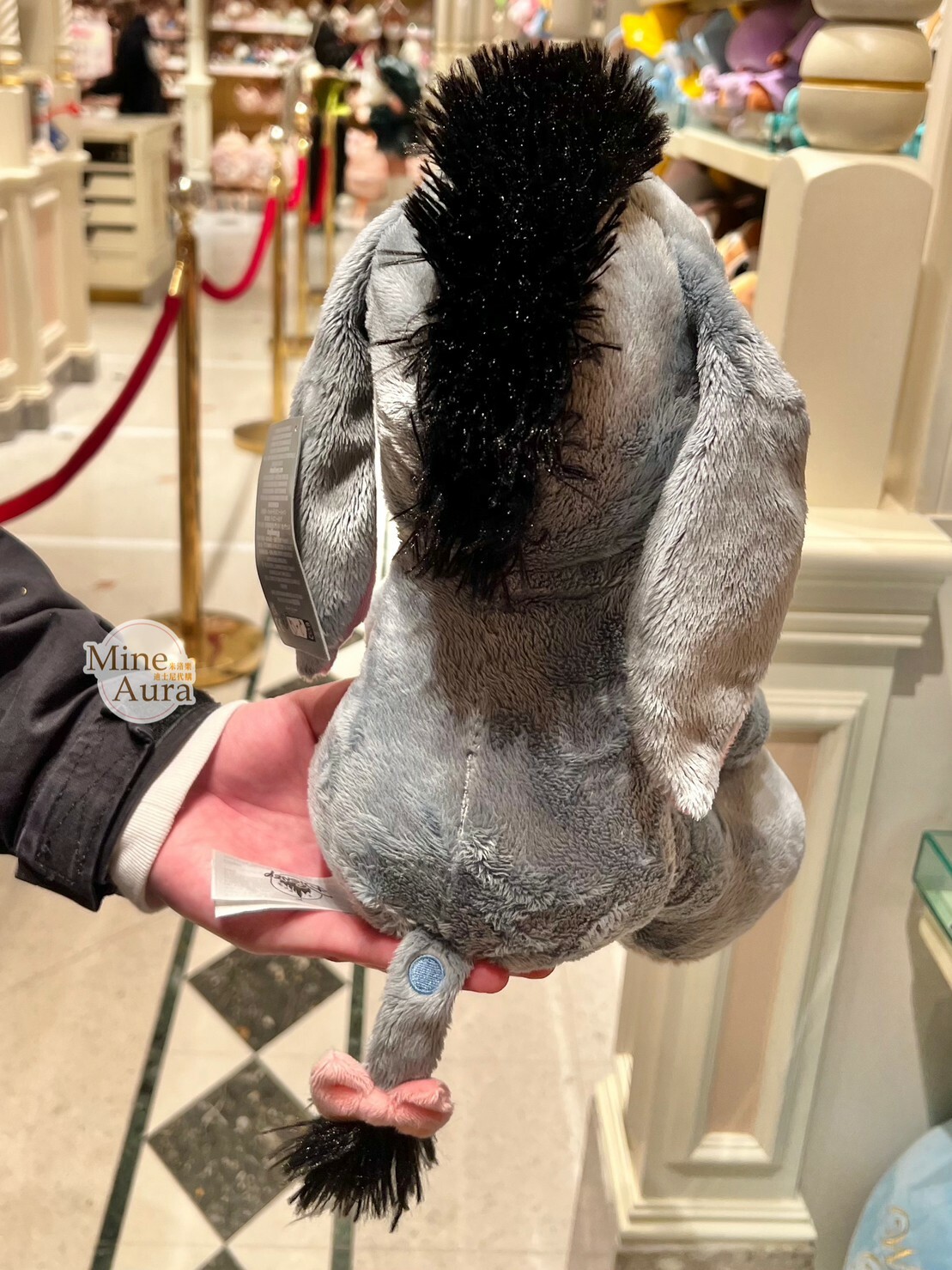 Q版 大腳丫系列 屹耳 Eeyore 娃娃 玩偶 小熊維尼 Winnie the Pooh -香港迪士尼樂園