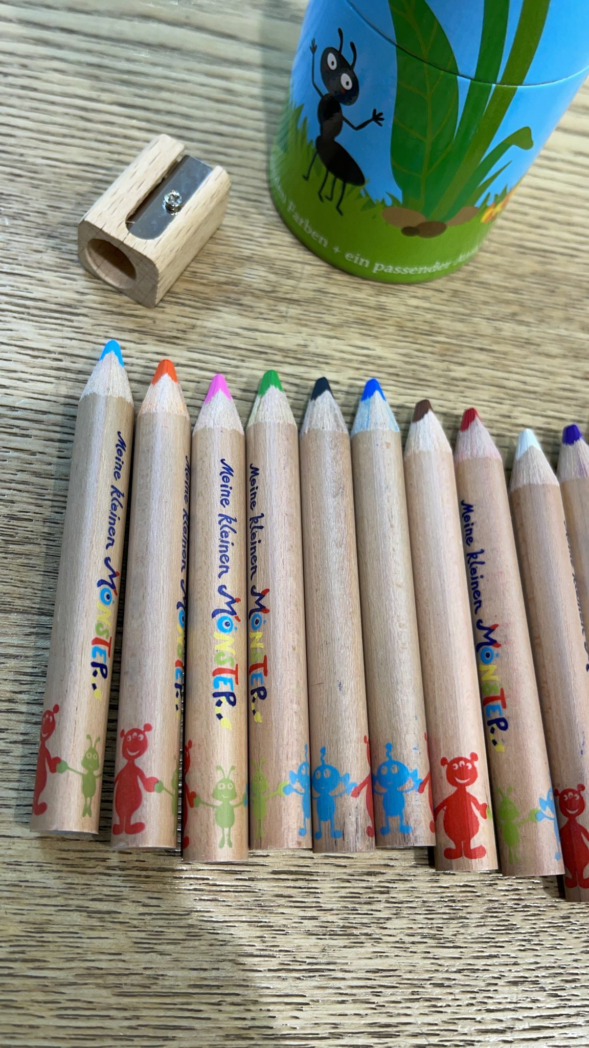 幼兒三角木顏色筆12色