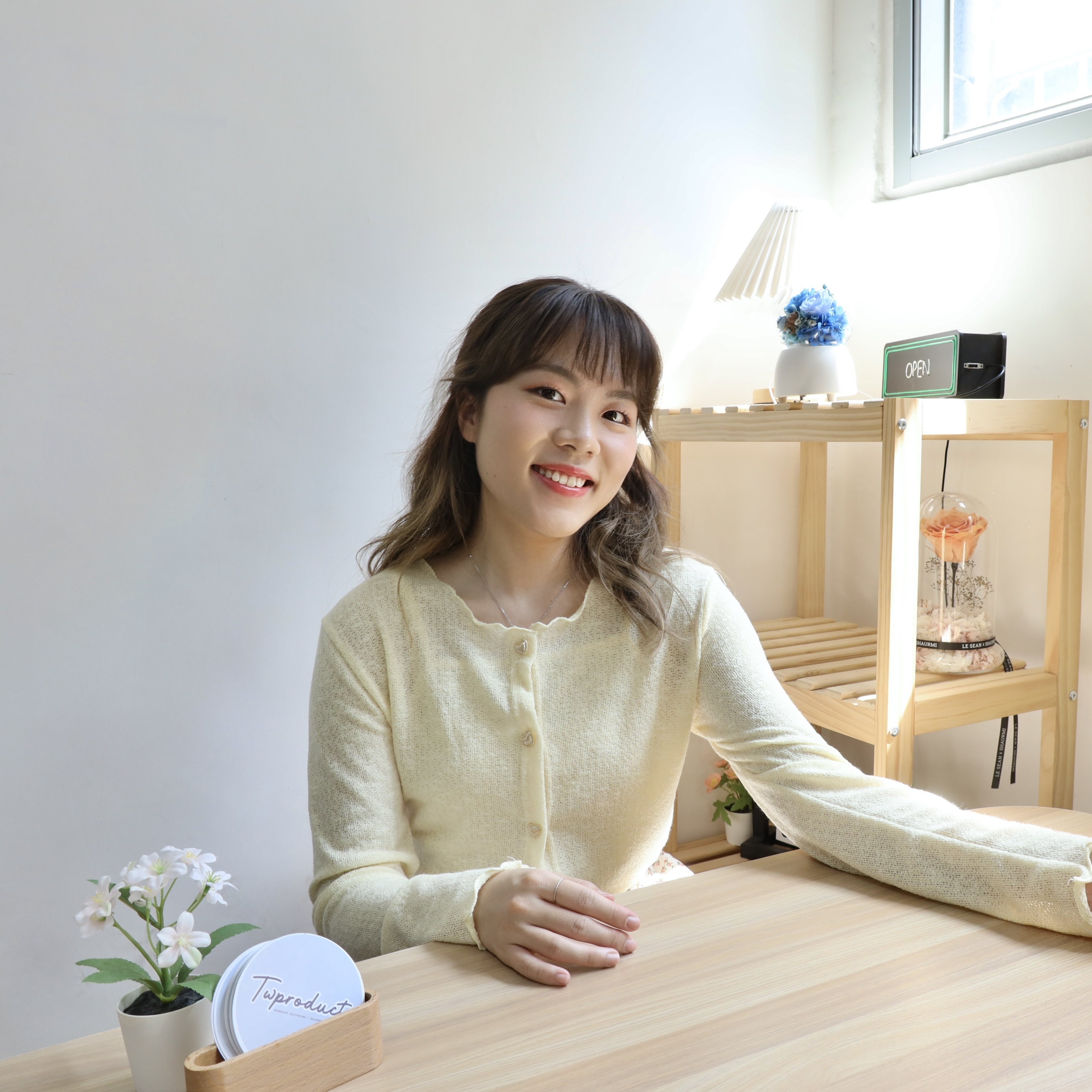 ✨ ||TOP355|| 溫柔綿綿心扣背心套裝Top