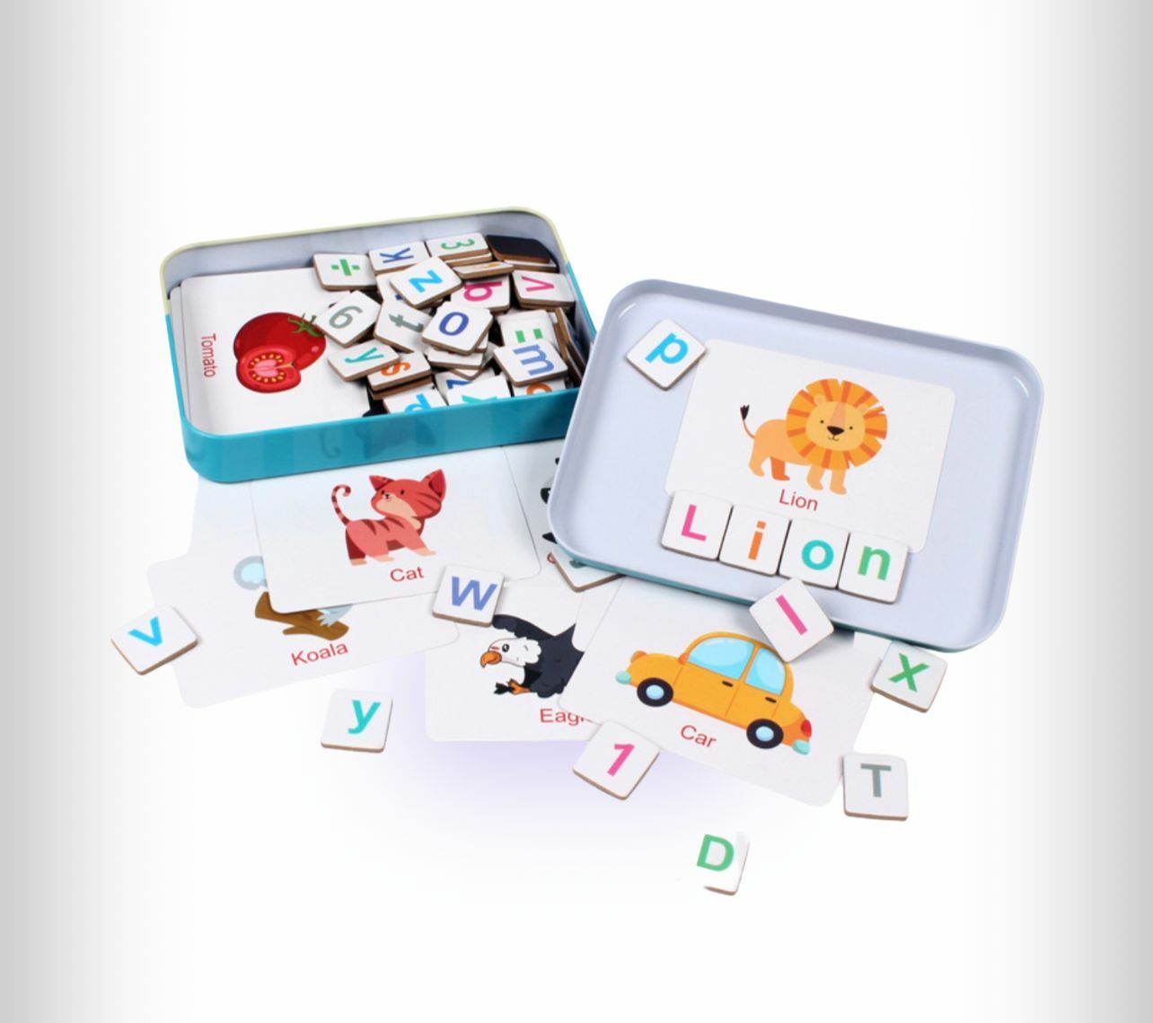 磁性鐵盒單詞拼