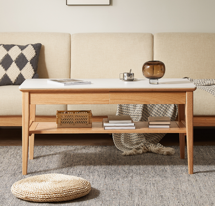 〖特惠款〗禾沐雙抽茶几 HM-L7074