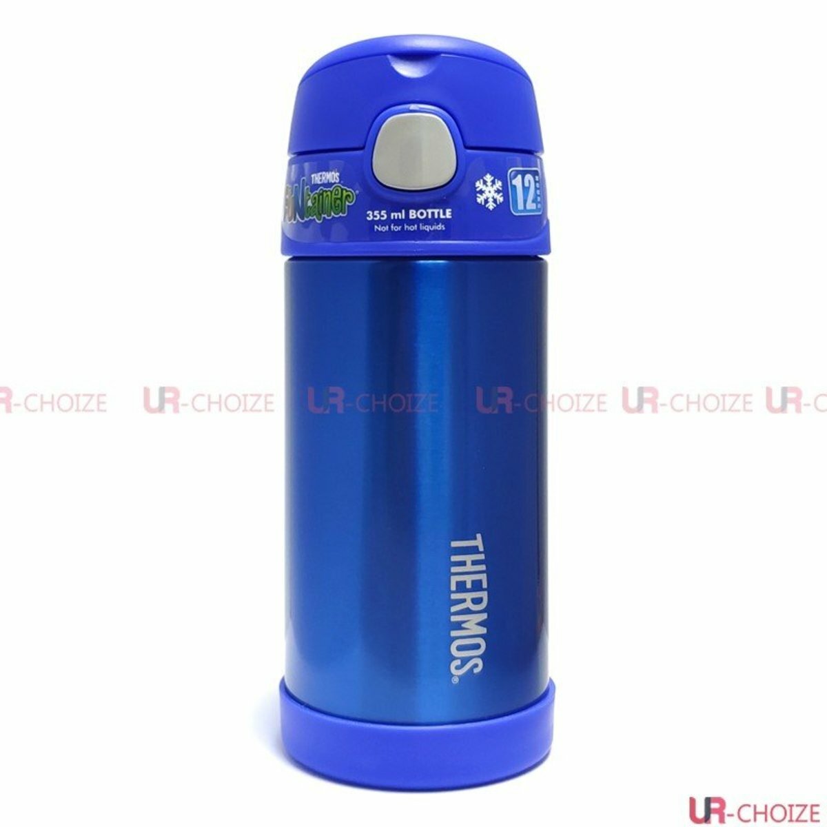 膳魔師 Thermos - 不銹鋼兒童吸管保溫杯 (藍色) 355mL（平行進口）