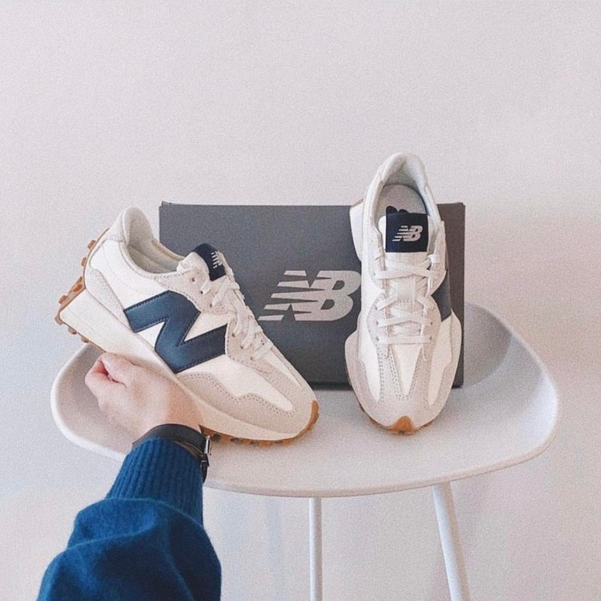 久遺的補貨！NEW BALANCE 327 Moonbeam 焦糖底  [520限時勁減!!售完即止~]