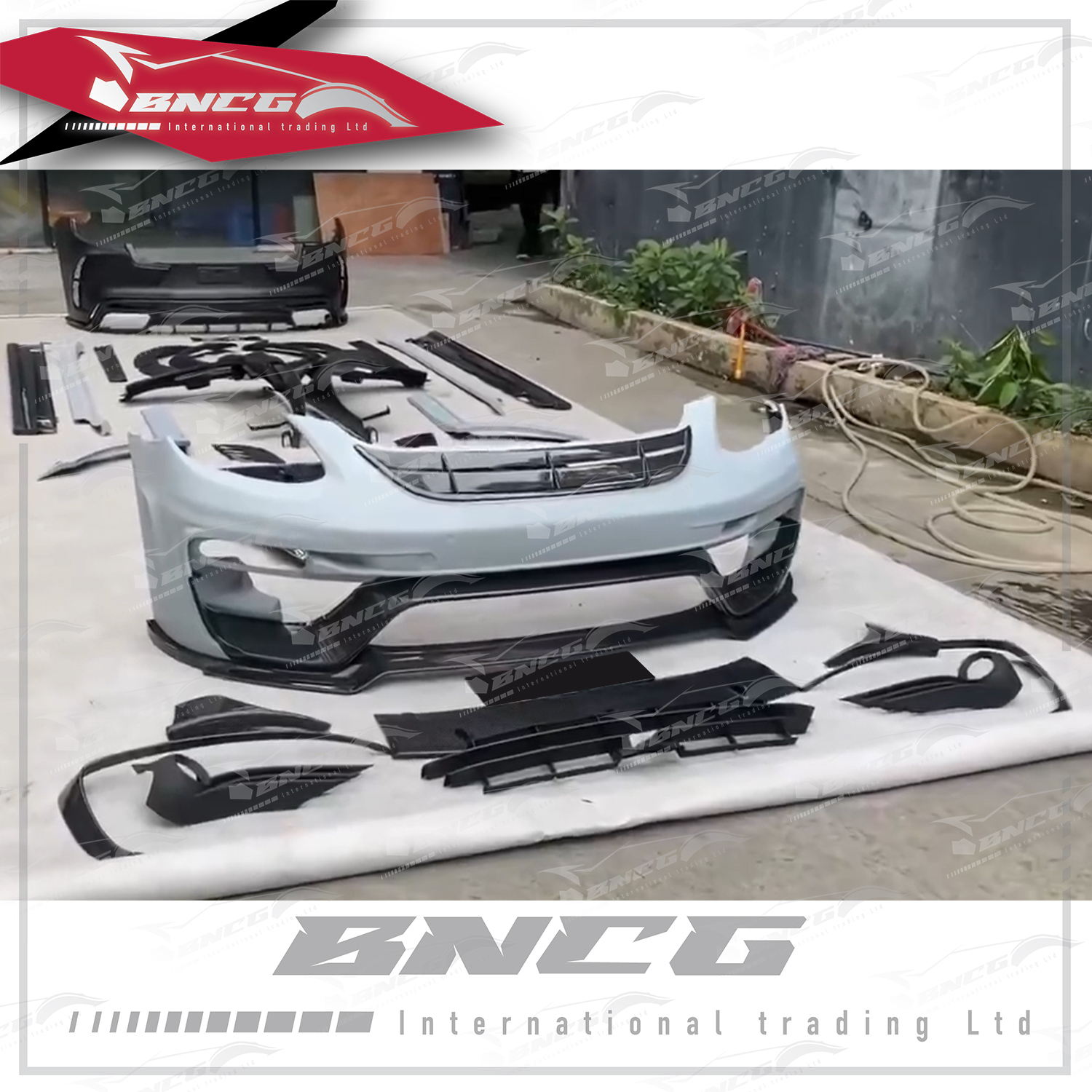 保時捷 Porsche Panamera 971 Mansory 碳纖維 玻璃纖維 大包圍 前保桿 葉子板 輪弧 側裙 後導流