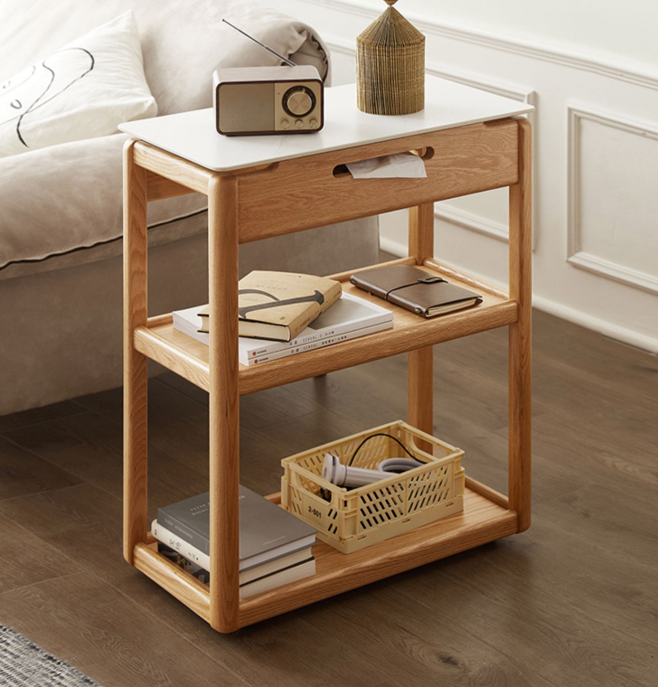 禾沐實木邊几A款 HM-L7181