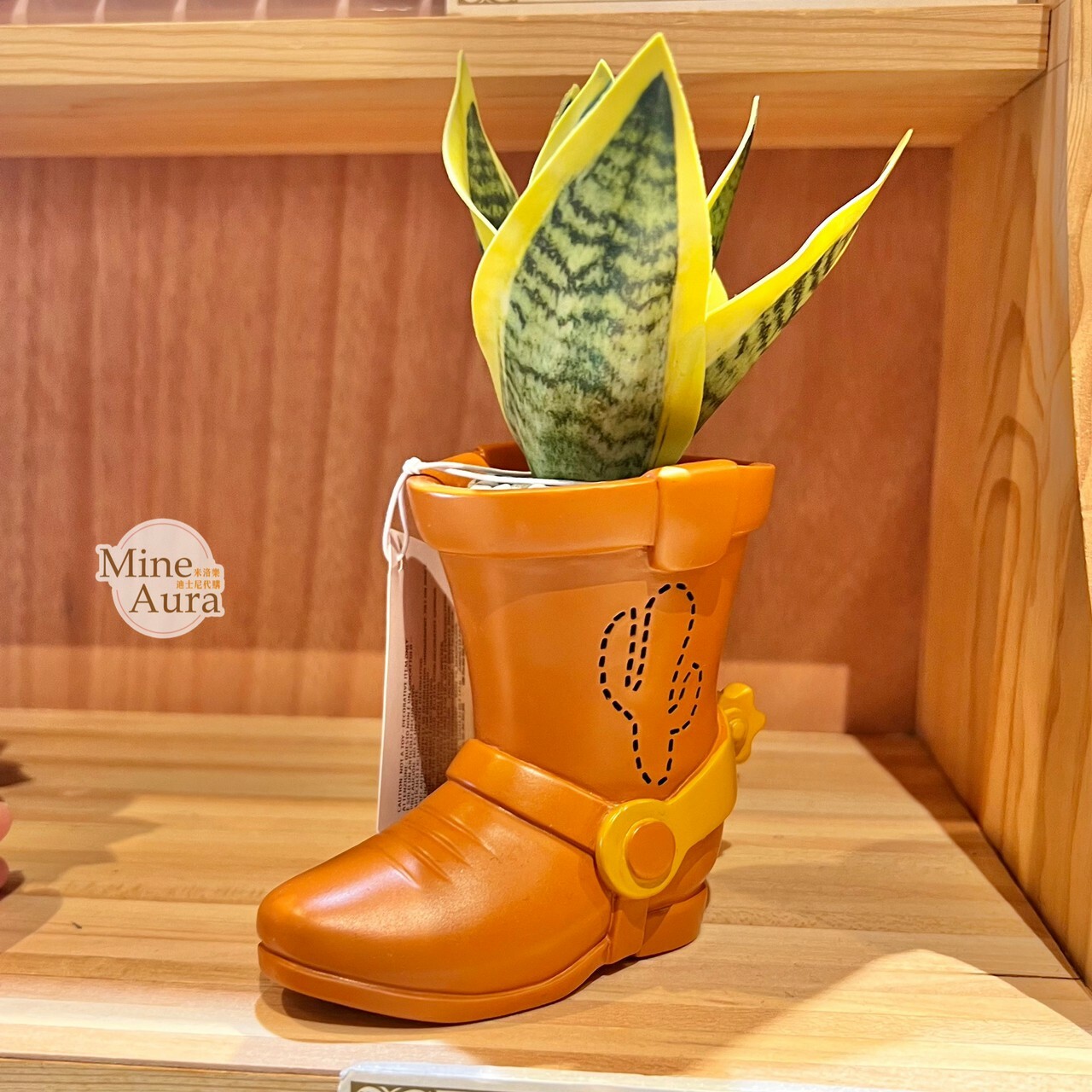 胡迪 Woody 靴子造型 仿真植物 擺飾品 玩具總動員 Toy Story -香港迪士尼樂園