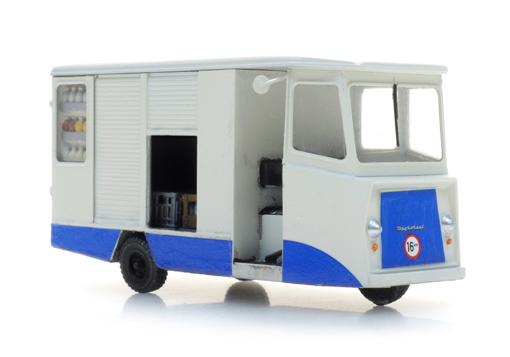 Artitec 387.331 HO規 Spijkstaal Milk float Melkunie old 牛奶車