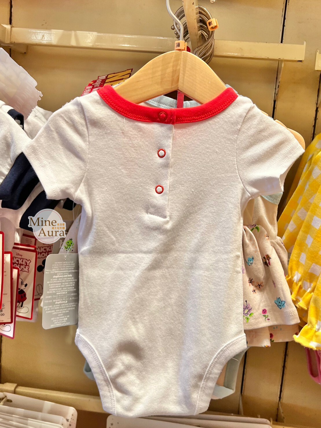 叉奇 Forky 字母圖案 嬰兒 包屁衣 玩具總動員 Toy Story -香港迪士尼樂園