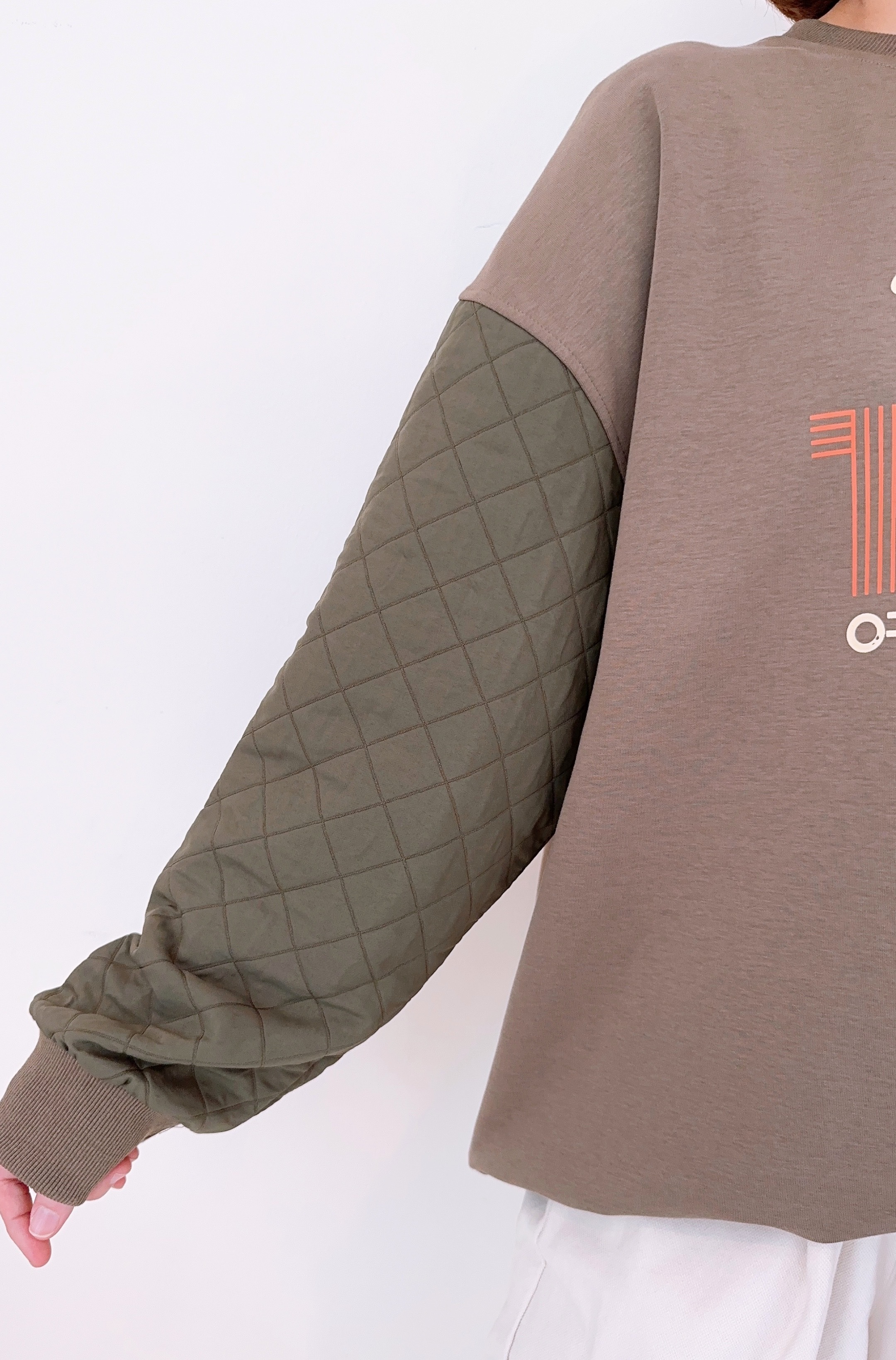 PRINTED OVERSIZE SWEATER