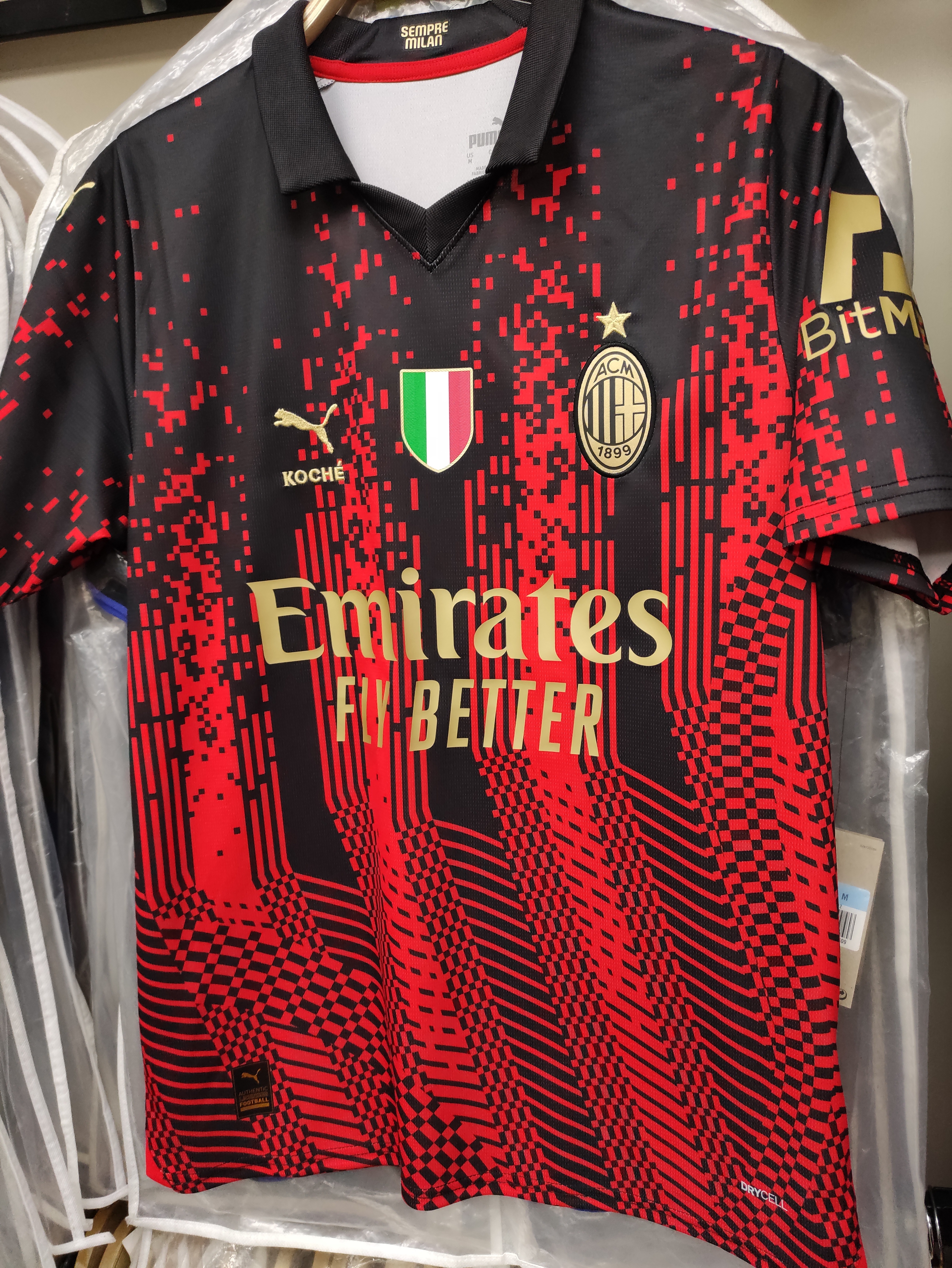 22-23 AC米蘭 x Koche特別版伊巴謙莫域球迷版球衣