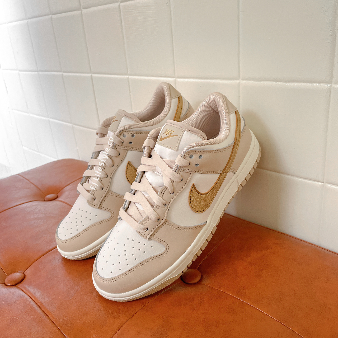 NIKE DUNK LOW 金箔奶昔 奶茶色 金勾 女鞋 DX5930-001 / 預購