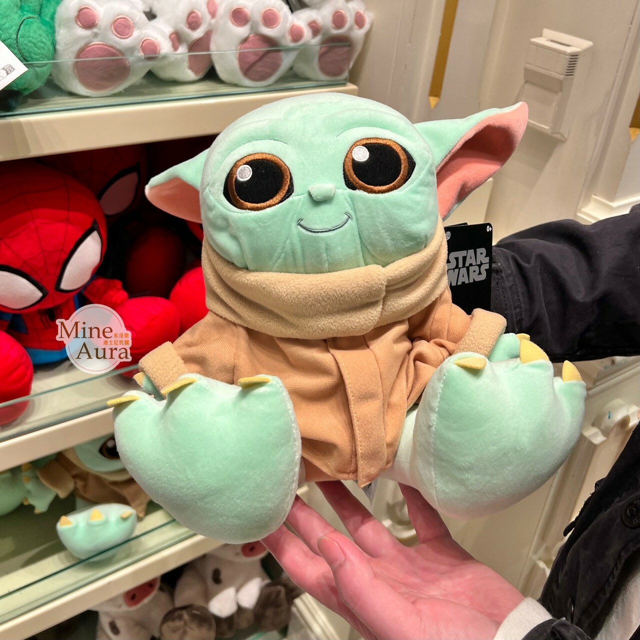 Q版 大腳丫系列 尤達 Yoda 娃娃 玩偶 星際大戰 Star Wars -香港迪士尼樂園