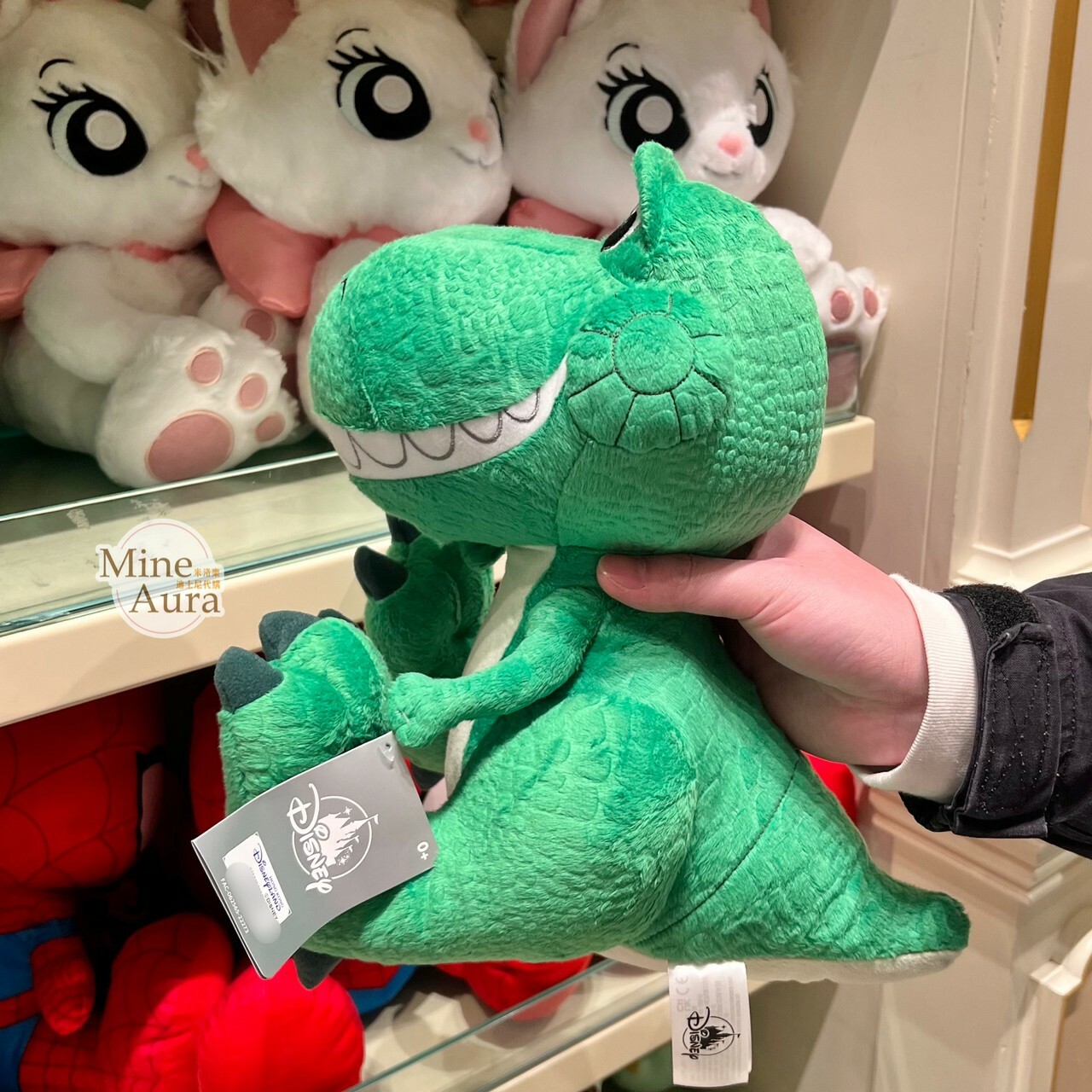 Q版 大腳丫系列 抱抱龍 Rex 娃娃 玩偶 玩具總動員 Toy Story -香港迪士尼樂園