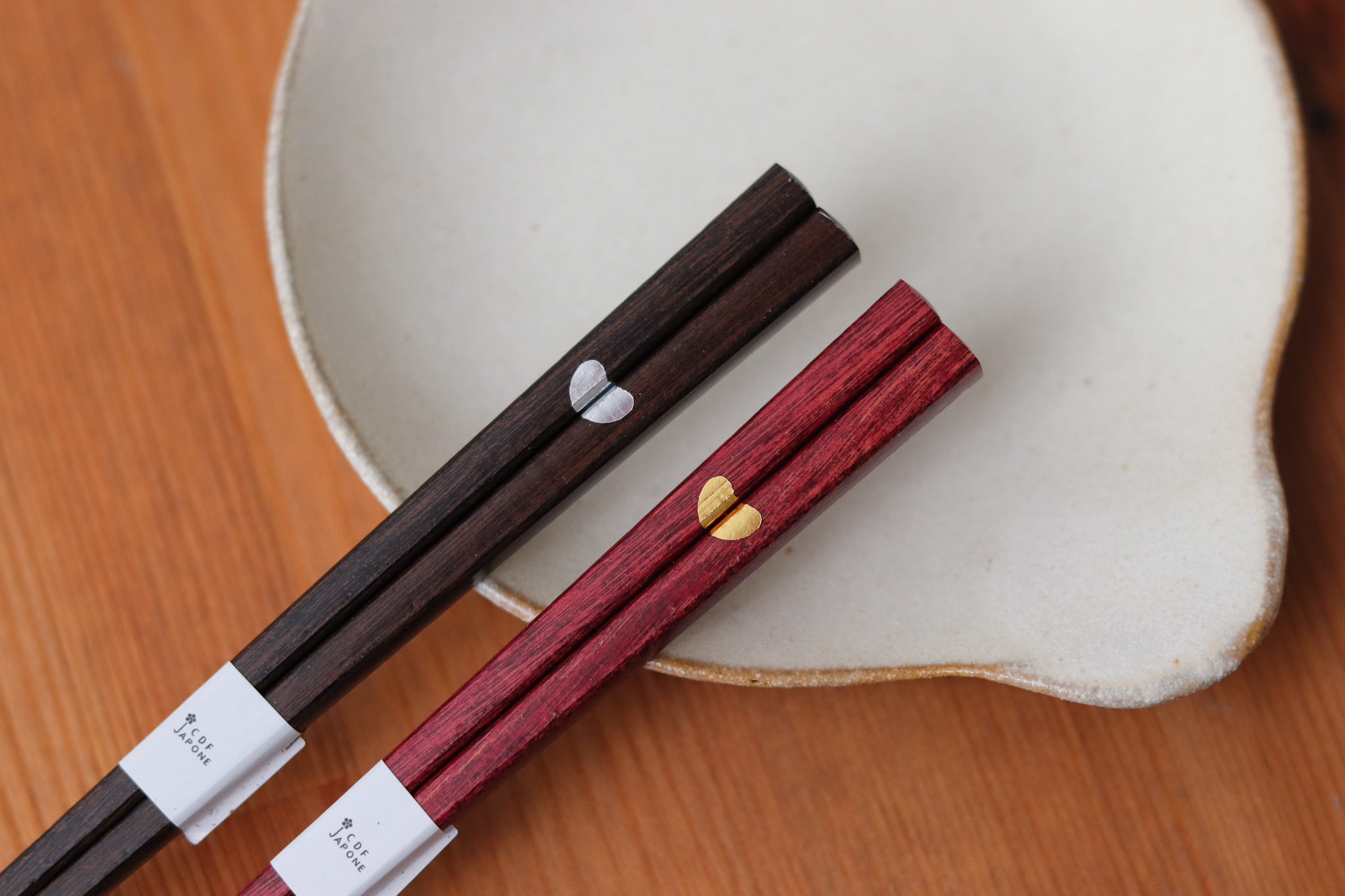 日本 心心相印 夫妻筷 禮盒組