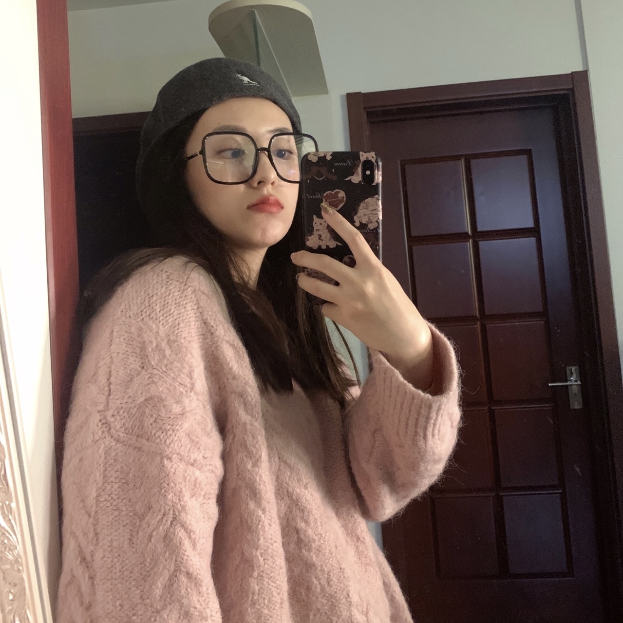 KANGOL 504 羊毛 貝雷帽 反戴鴨舌帽 深灰 冬天必備  / 現貨