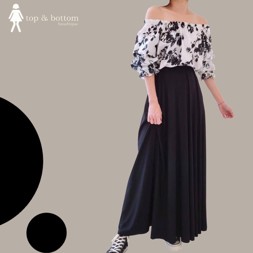 OFF SHOULDER FLORAL BLOUSE