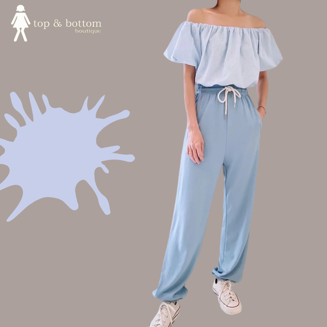 EMBROIDERY PUFF SLEEVE CROP BLOUSE