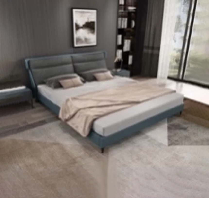 義式極簡軟包床架 AOZ-1039