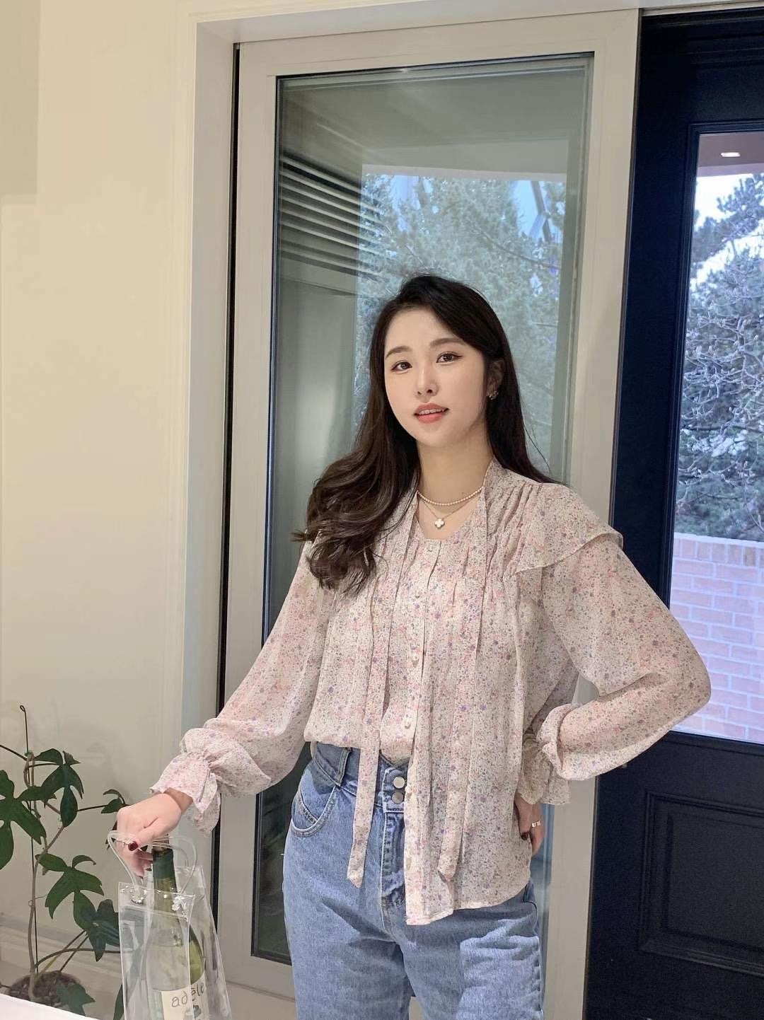 [JUL SALE] 甜美碎花雪紡上衣