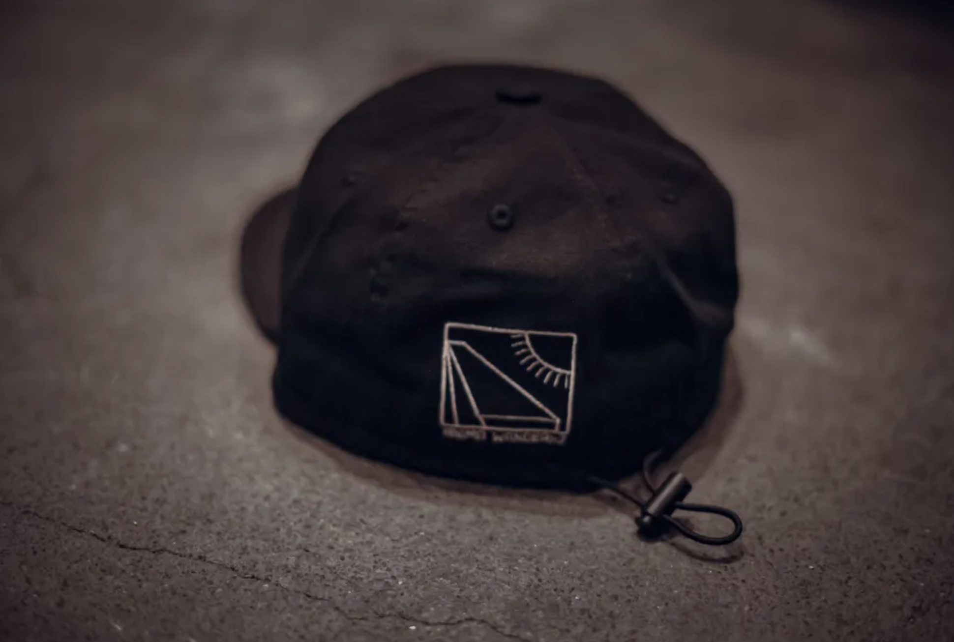 台灣 ANiMA WANDERER BLN-B05 Logo Work Cap - BLK