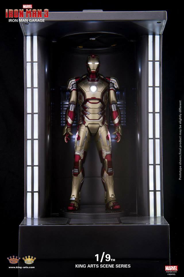 King Arts : 1/9 鋼鐵俠 - 格納庫 (合金)