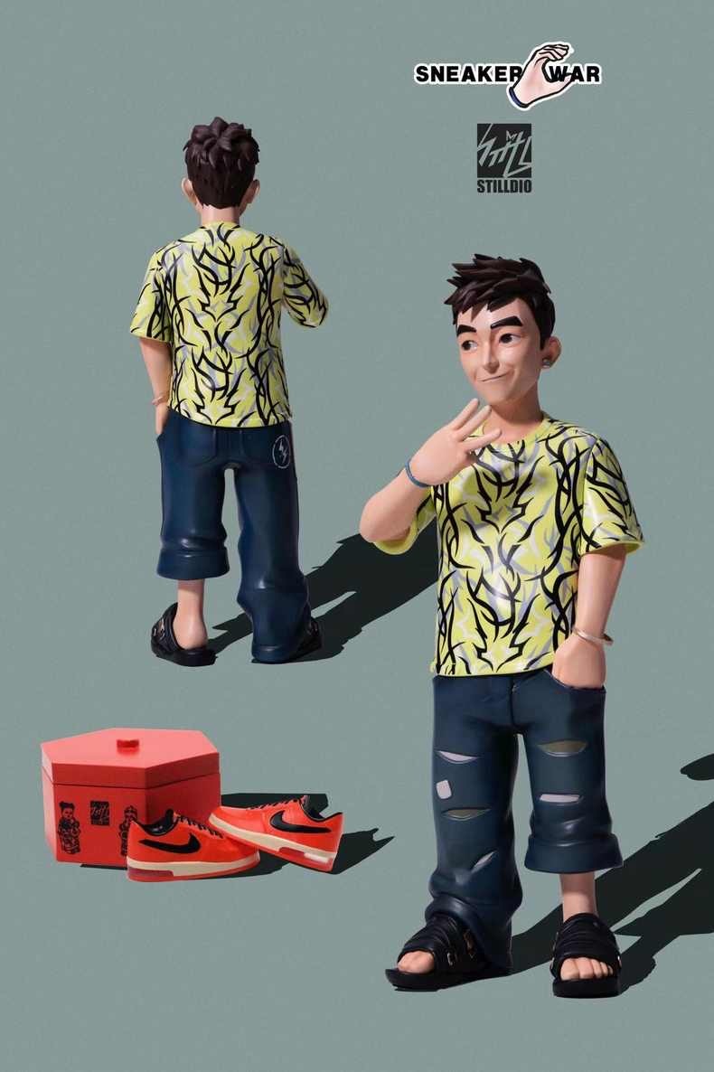 STILLDIO SNEAKER WAR EDC 限量 公仔 模型