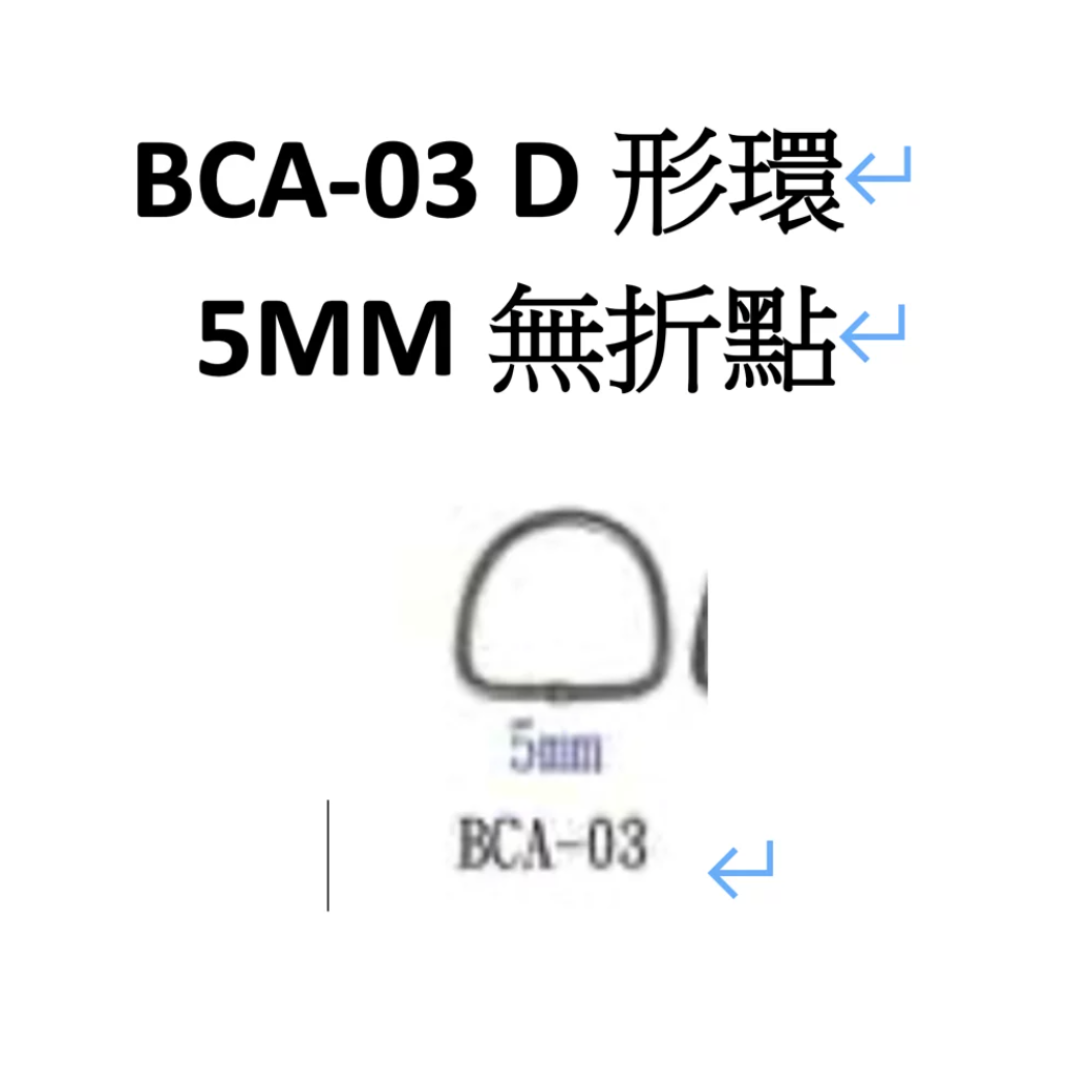 2026 龍潛-不鏽鋼 D形環 5mm 無折點（兩個一入）