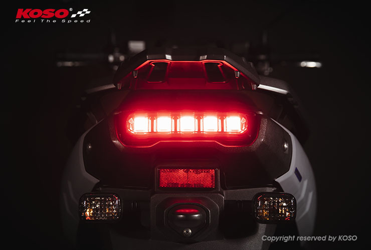 KOSO 水冷BWS 焰石尾燈組