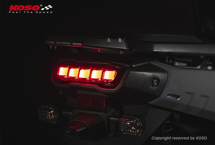 KOSO 水冷BWS 焰石尾燈組