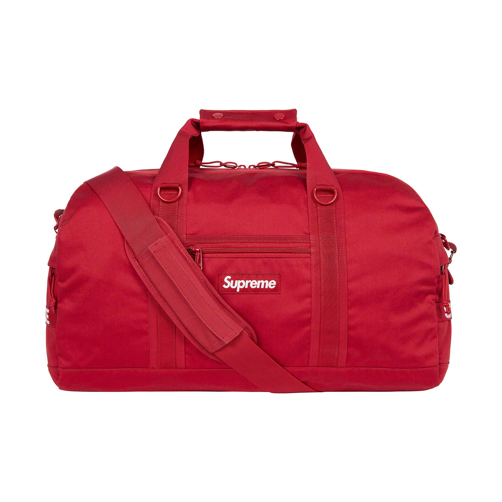 SUPREME MILITARY FIELD DUFFLE BAG 36L 旅行袋黑/紅/墨綠-SS23B1