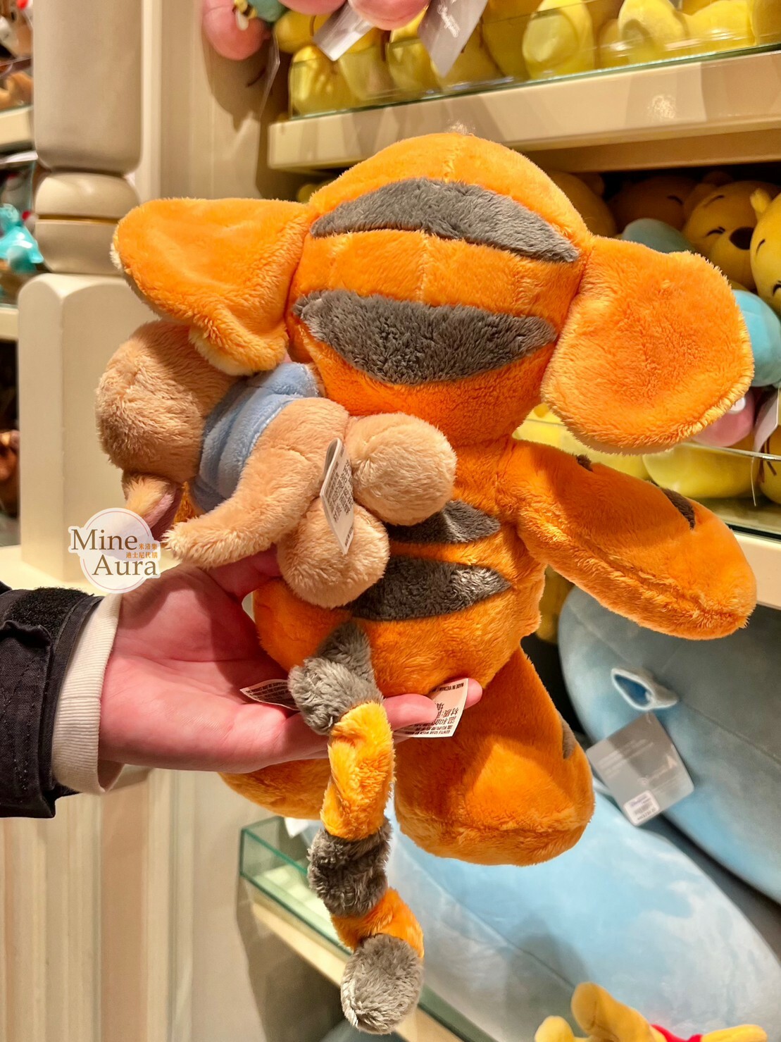 跳跳虎 Tigger 背 小荳 Roo 娃娃 玩偶 小熊維尼 Winnie the Pooh -香港迪士尼樂園