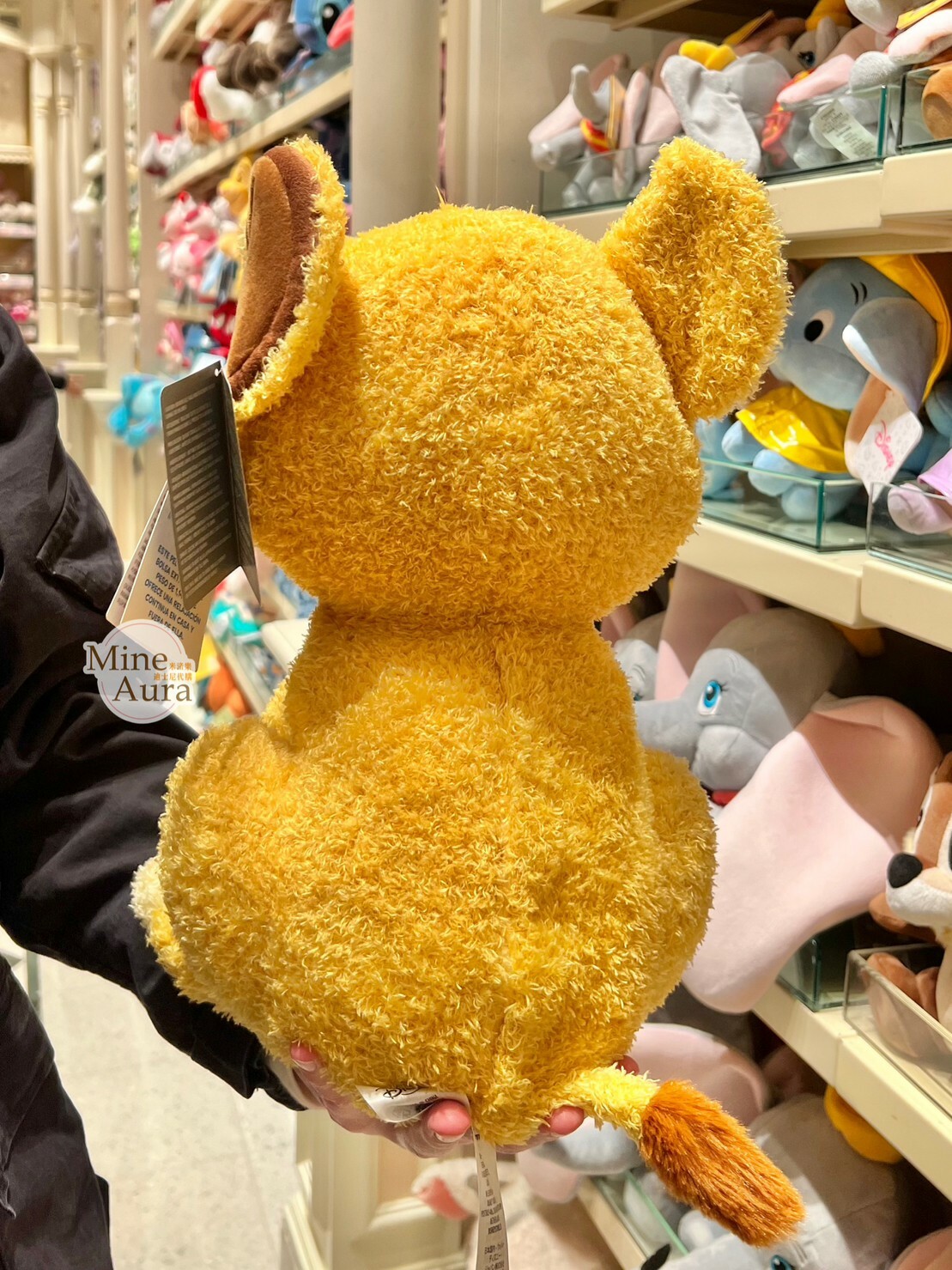 辛巴 Simba 療癒 豆袋 娃娃 玩偶 獅子王 The Lion King -香港迪士尼樂園