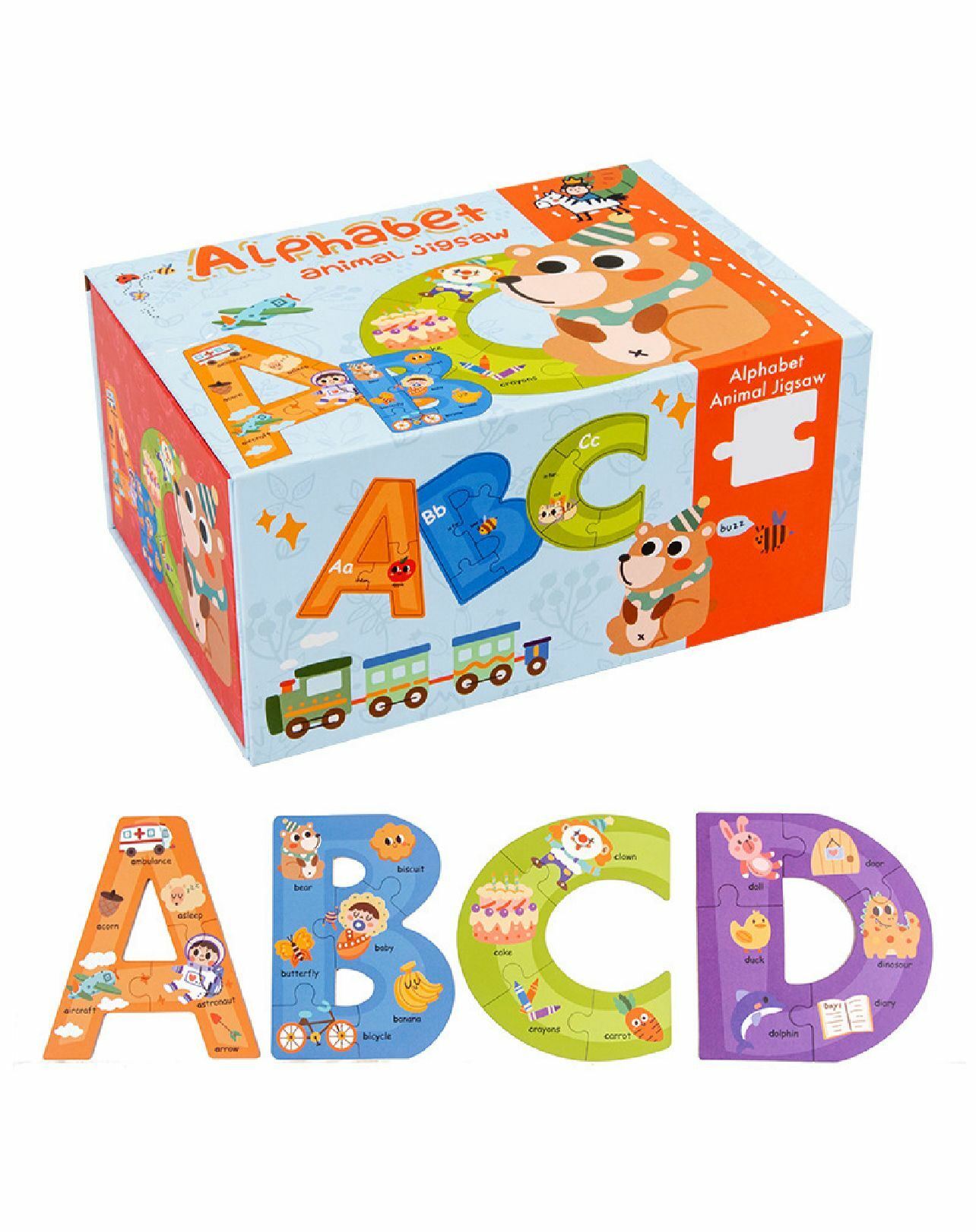 幼兒英文字母拼圖