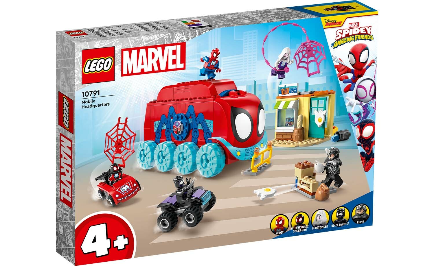 [飛米樂高積木專賣店] LEGO 10791 Marvel-蜘蛛人小隊的行動總部