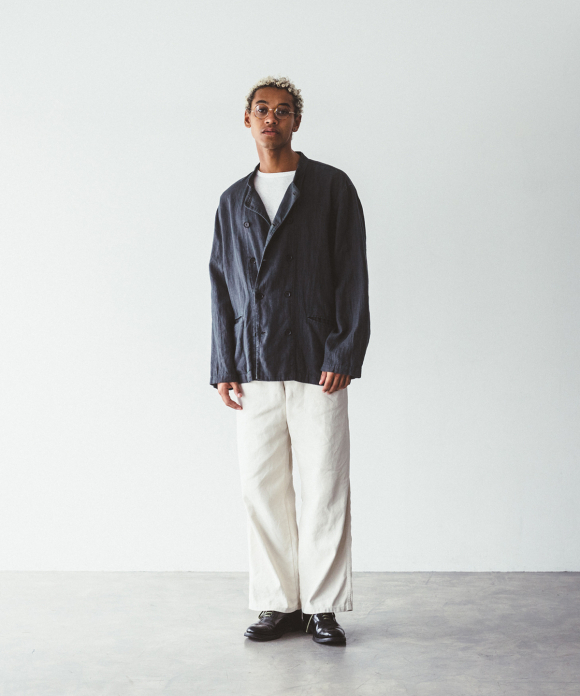NEST ROBE CONFECT - LINAS Linen Canvas Chef Jacket / In