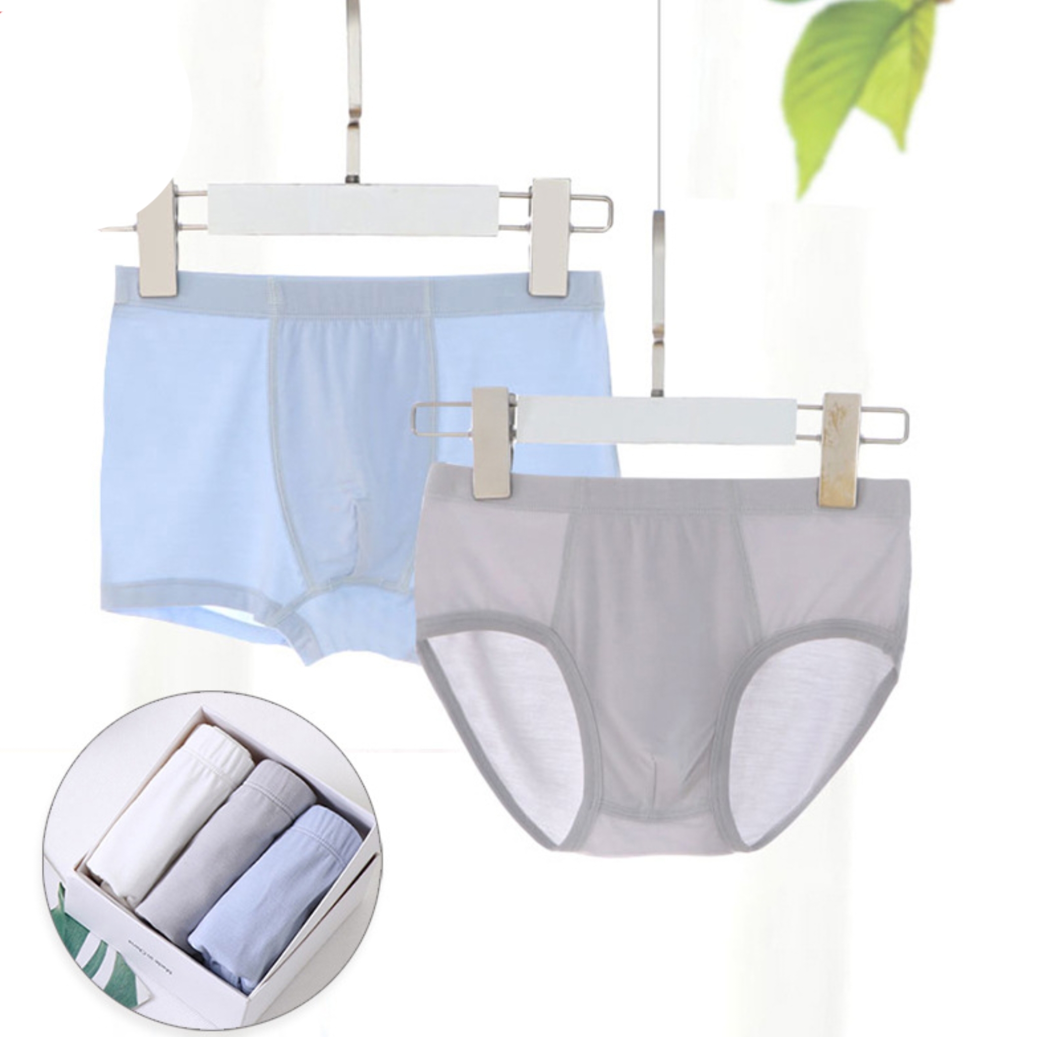 男生好穿透氣內褲 三件組 - 無開洞