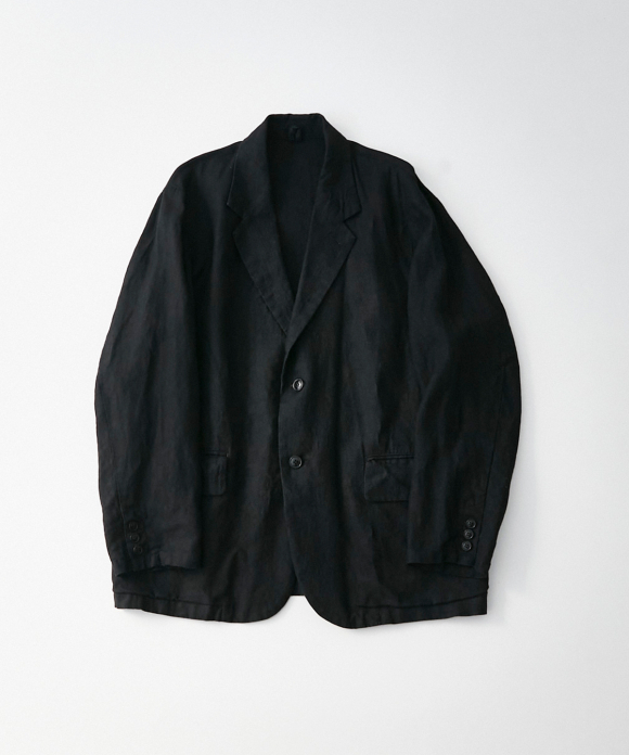 NEST ROBE CONFECT - Linen Canvas Jacket / Ink Black