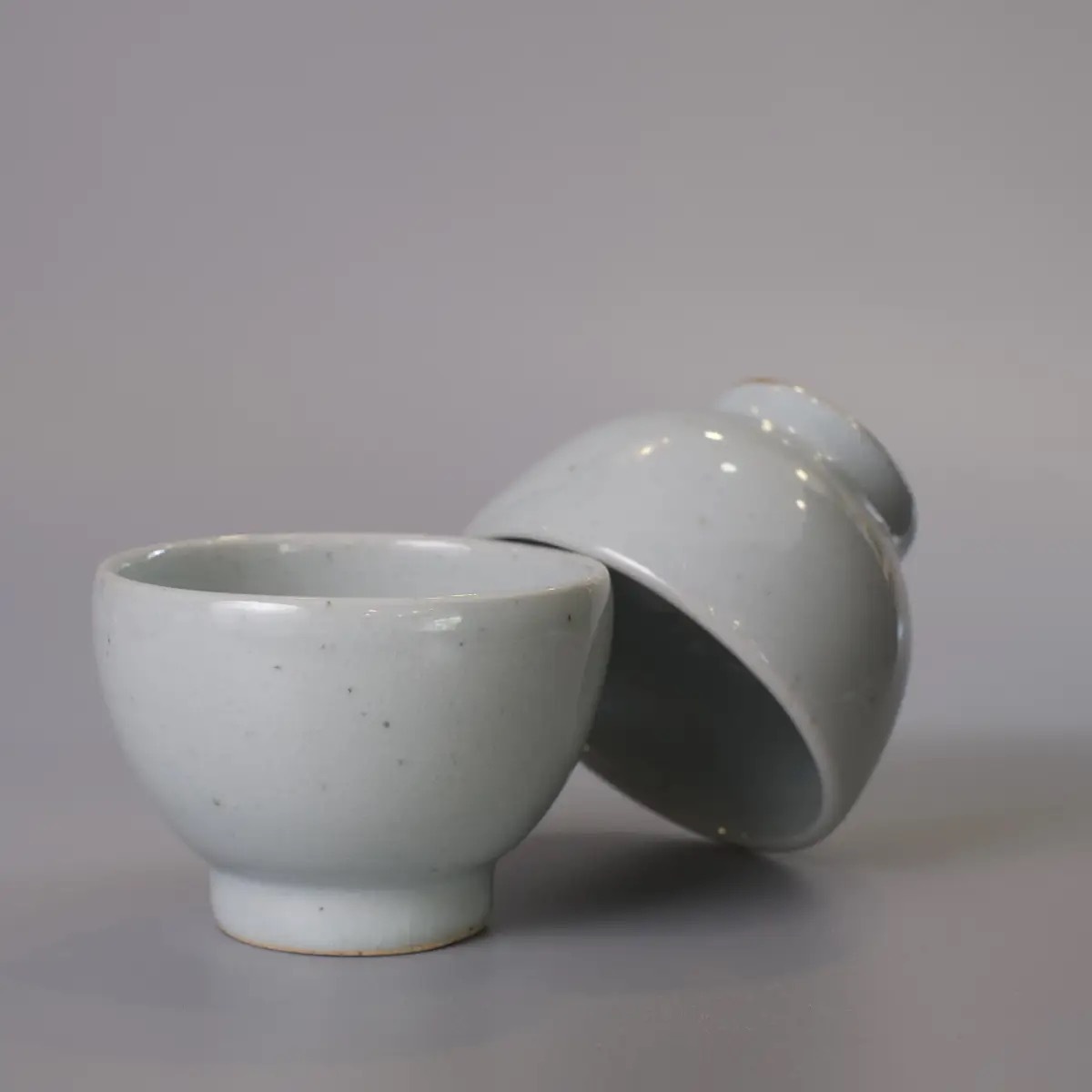 經典陶坊-景德鎮白釉純手工拉胚品茗杯70-110ml