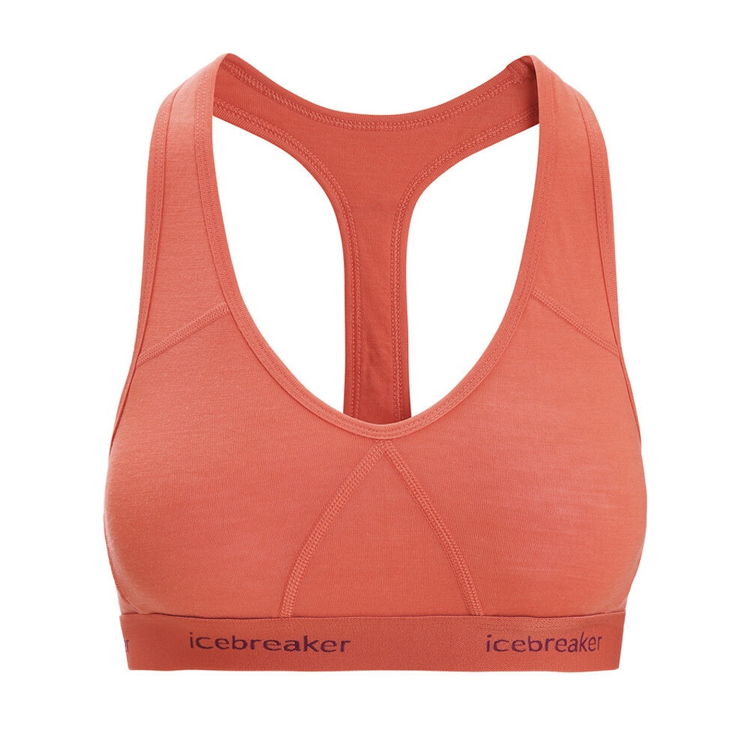 icebreaker Sprite 女款 羊毛運動內衣-BF150-活力橘