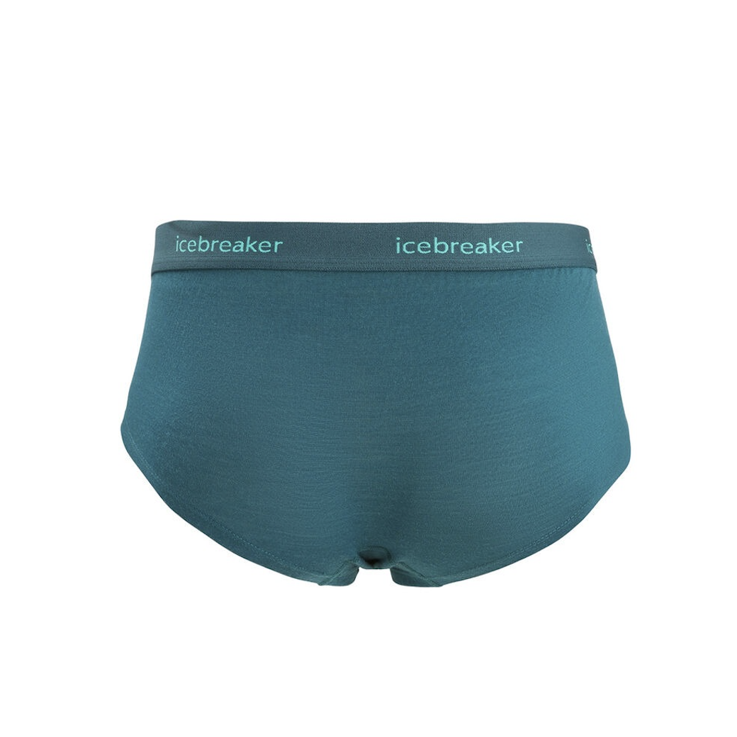 icebreaker Sprite 女款 羊毛四角內褲-BF150-海藻綠