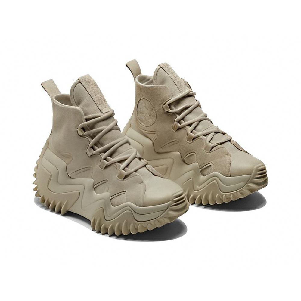 Converse Run Star Motion Cx Hi 奶茶 波浪鋸齒底 A03925C