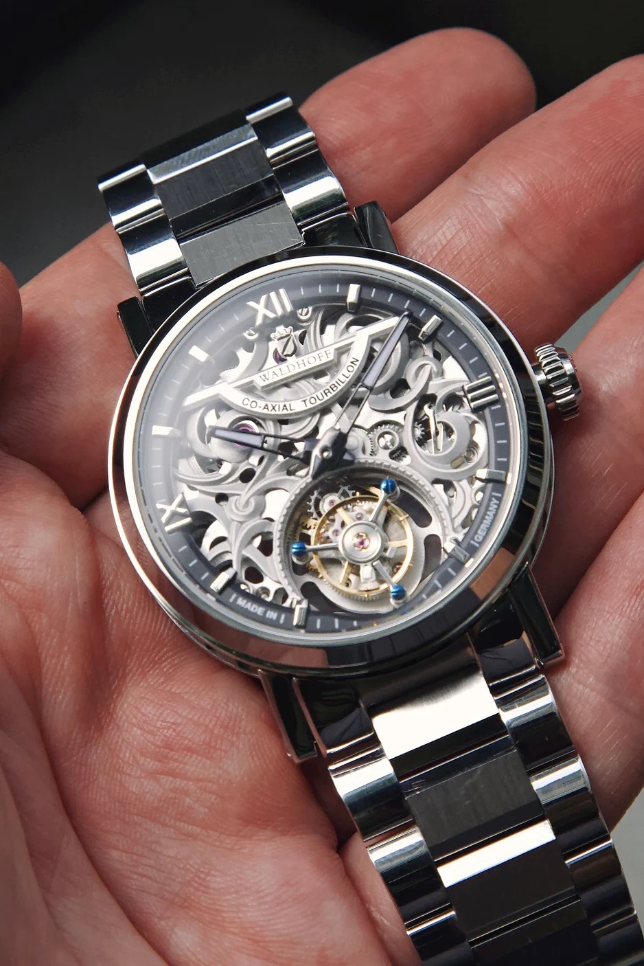 Metropolis - Diamond Silver (Metal Bracelet)