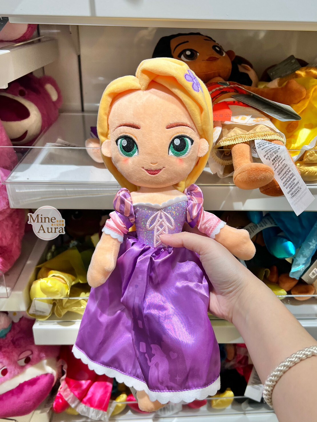 Q版 萌萌臉 長髮公主 樂佩 Rapunzel 娃娃 玩偶 魔髮奇緣 Tangled -香港迪士尼樂園