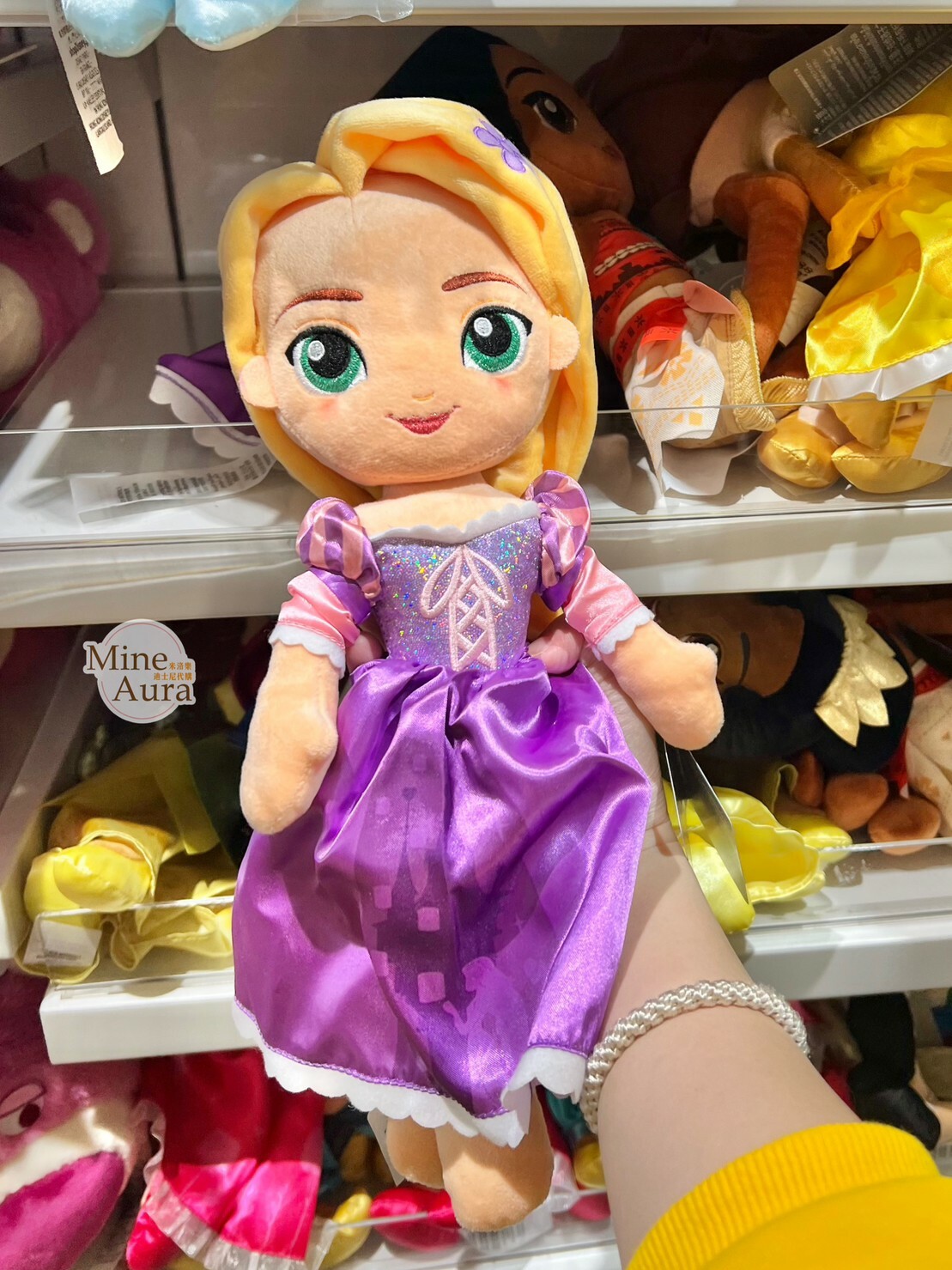 Q版 萌萌臉 長髮公主 樂佩 Rapunzel 娃娃 玩偶 魔髮奇緣 Tangled -香港迪士尼樂園
