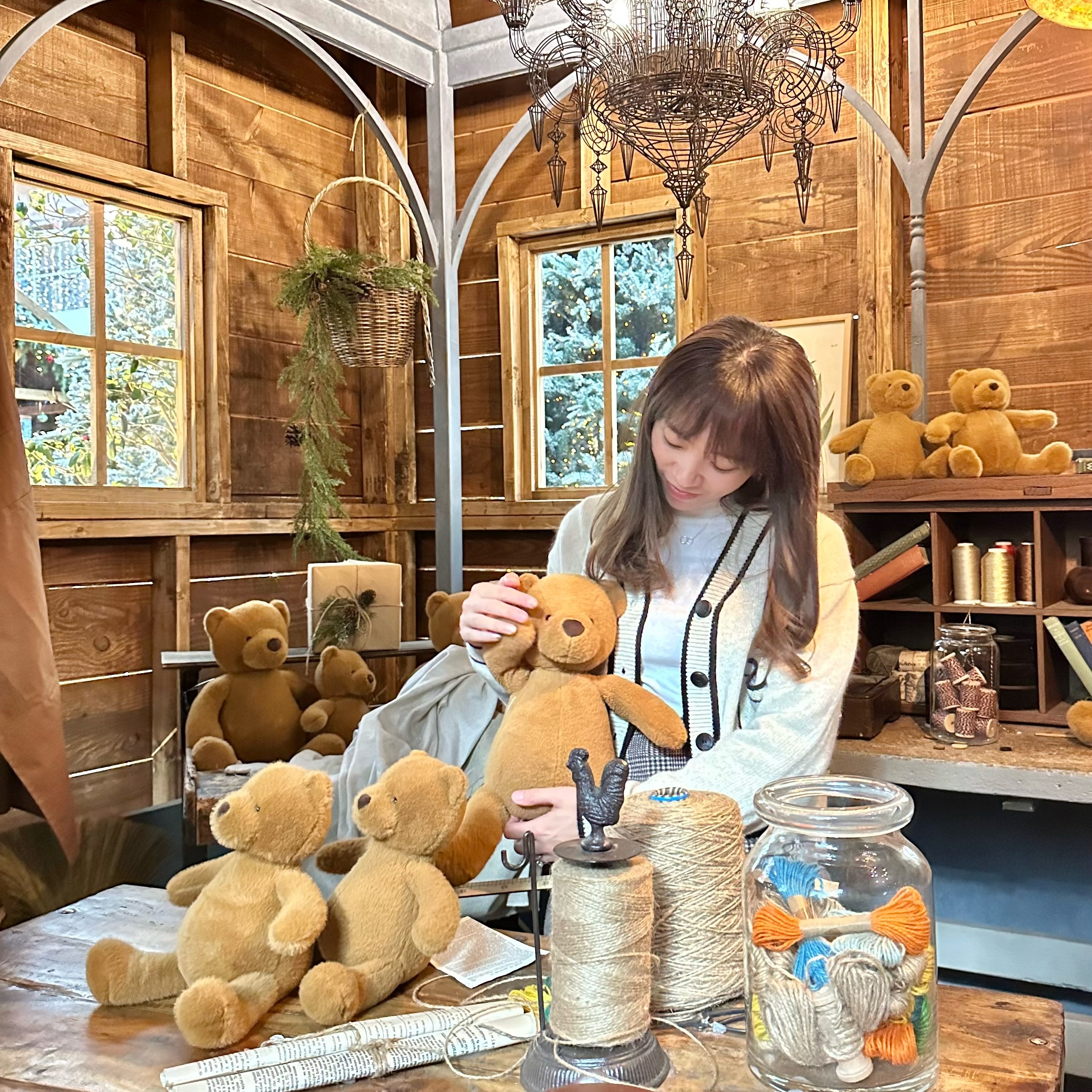 ✨|| CA108 ||顯線Y領口袋短針織外套