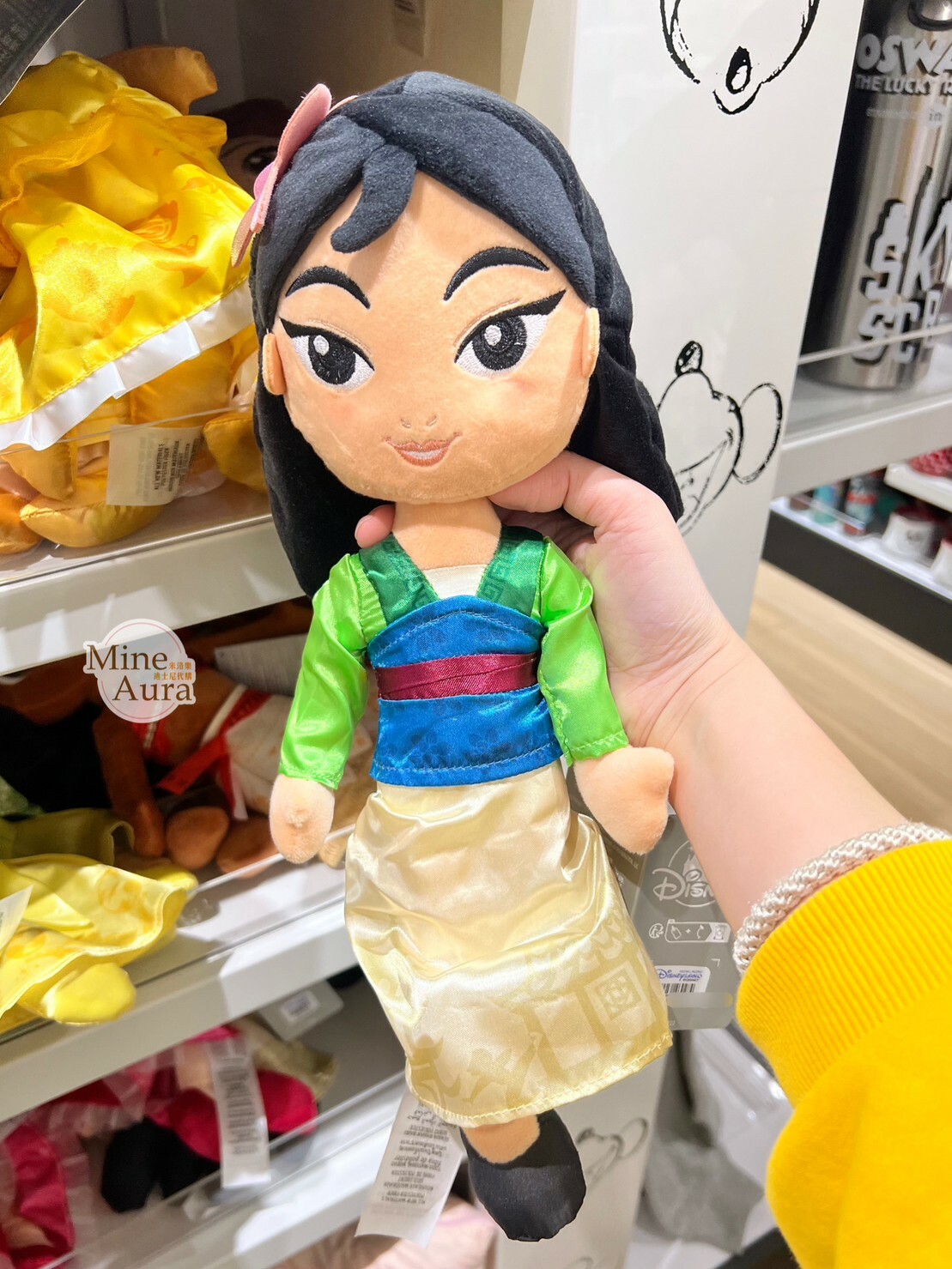 Q版 萌萌臉 花木蘭 Mulan 娃娃 玩偶 -香港迪士尼樂園