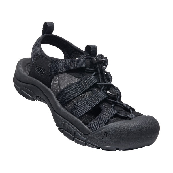 KEEN 女款 NEWPORT H2 W TRIPLE BLACK 護趾涼鞋 黑色